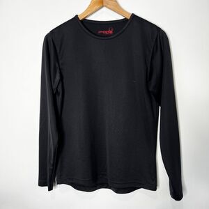 Spyder Undershirt Activewear Base layer Black Long Sleeve Men's Size Small